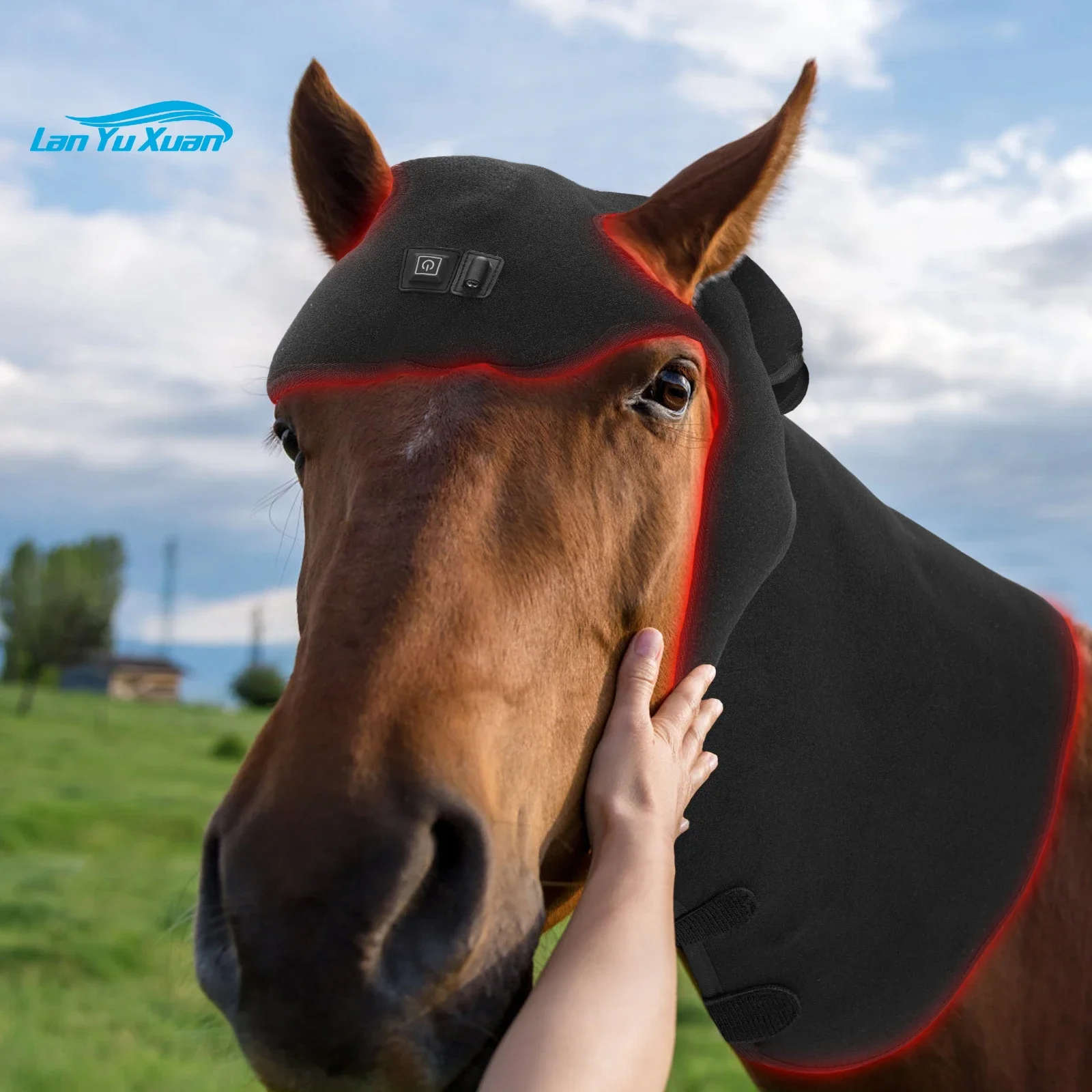 Red light vet therapy for horses 850nm 660nm near infrared pain therapy light body wrap for horse health care