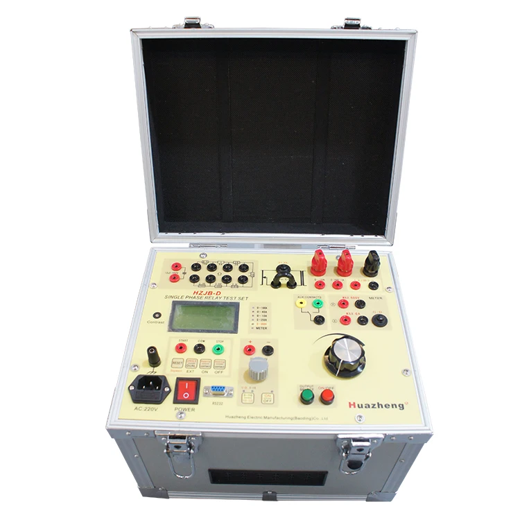 Huazheng HZJB-D Secondary  Test Equipment Single Phase Relay Test Sets 1 phase relay tester