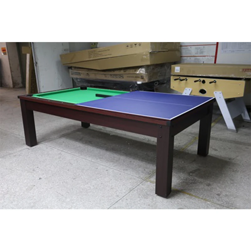 

Popular 8FT Multi Function Table Tennis 3 in 1 Pool Dining Table