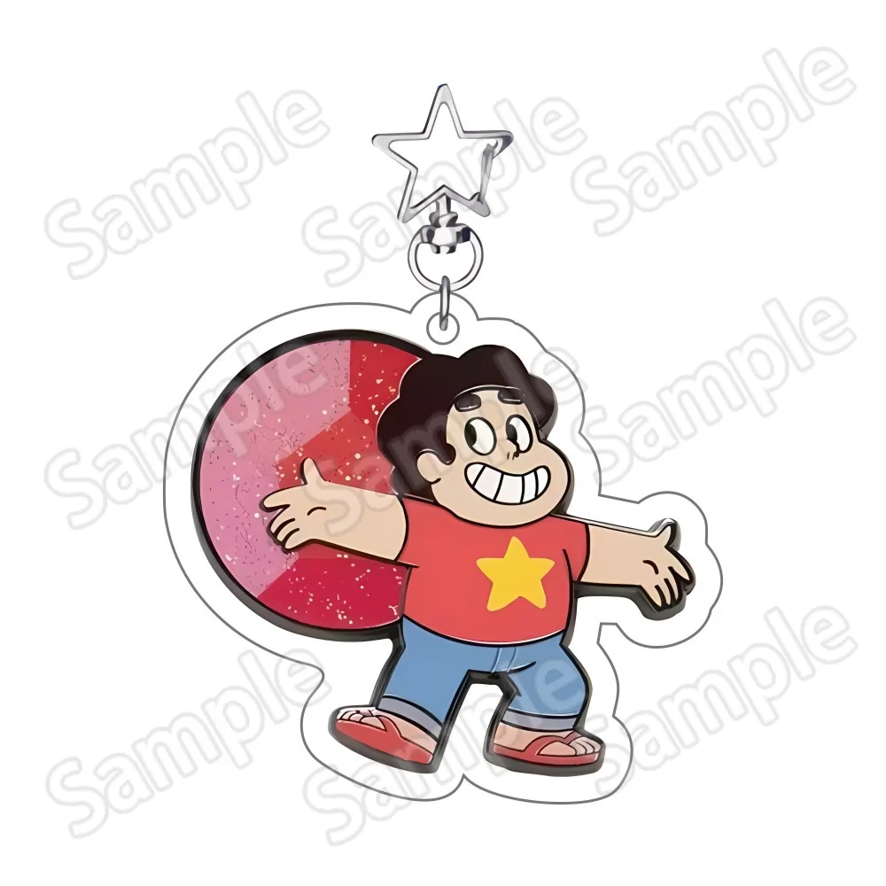 Steven Universe Peridot Lapis Lazuli Pearl Garnet 6cm Acrylic Stand Keychain Desktop Ornament Collectible Fan Gift