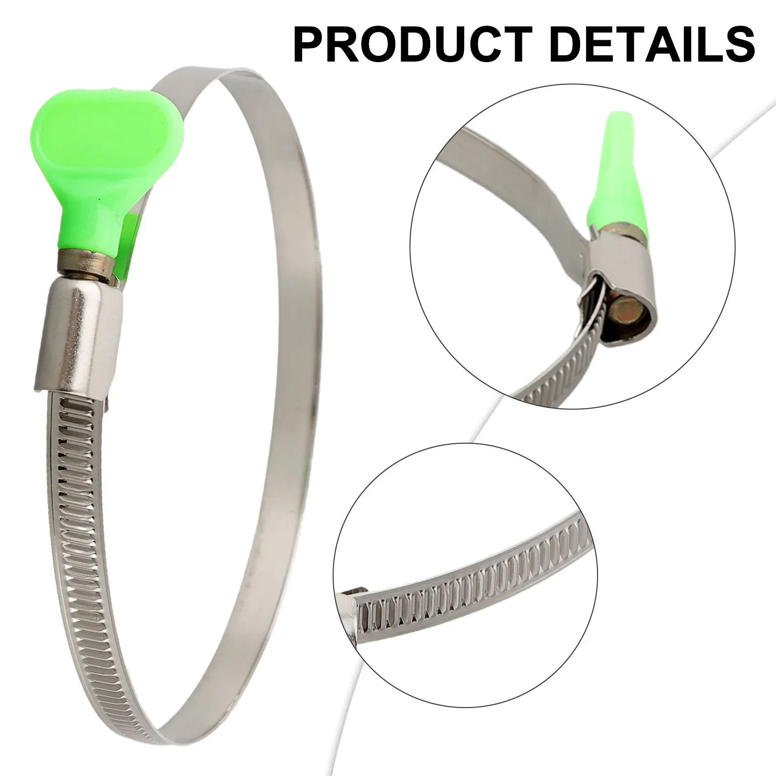 Water Pipe Hose Clamp Adjustable Exhaust Hose Clamp Hand Pipe Buckle Hardware Home Building Pipe Clasp New Practical