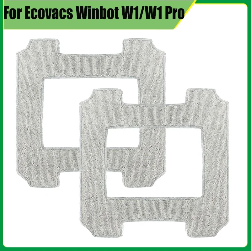 

Для Ecovacs Winbot W1 / W1 Pro / W2 / W2 Omni роботы для мытья окон, моющиеся подушечки для паровой швабры из микрофибры, сменные аксессуары