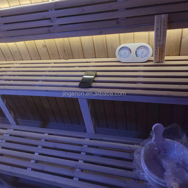 Newest Style High Quality Sauna Room Traditional Steam Sauna Room Customized Outdoor Sauna and Shower Combo Room