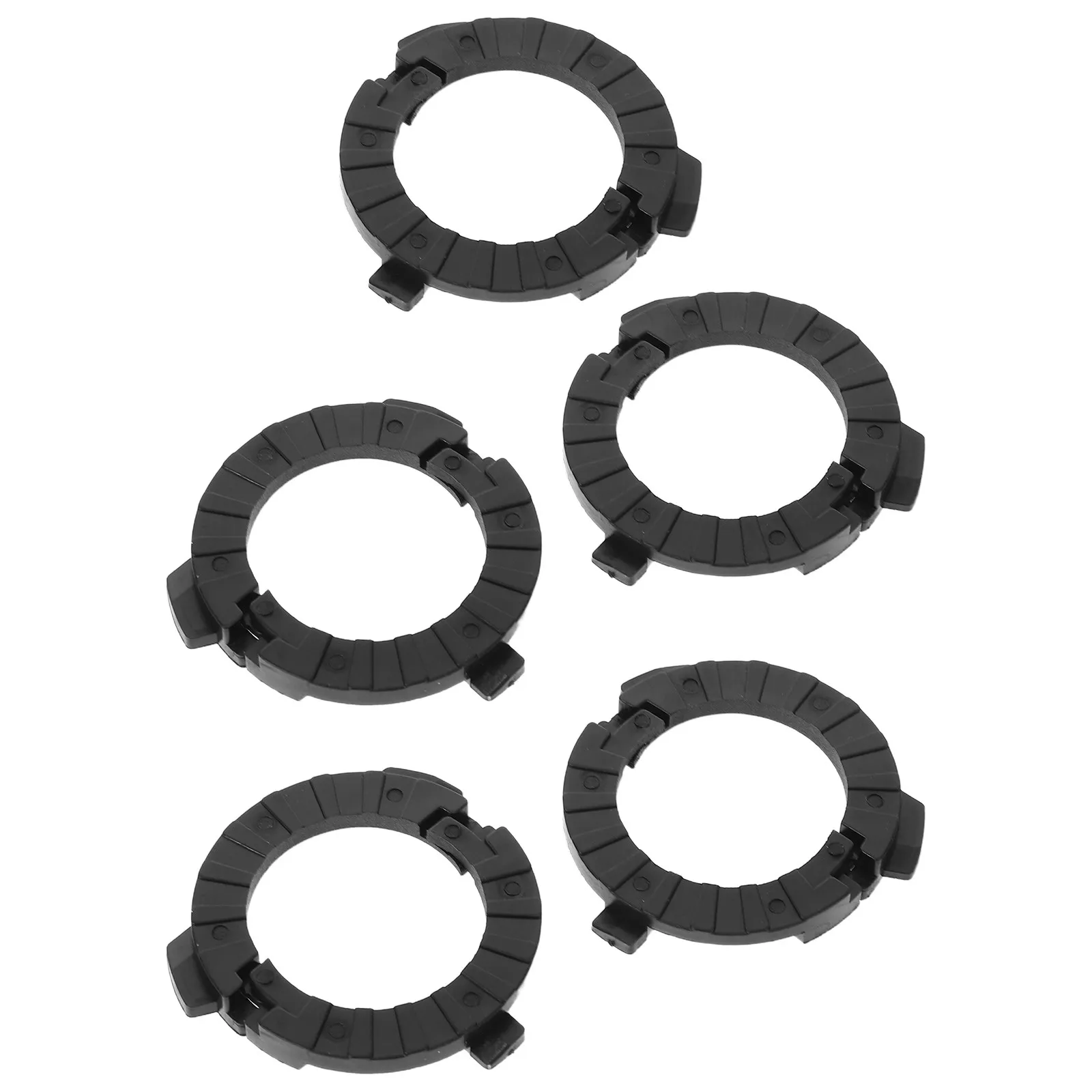 5Pcs Plastic Car Headlight Retaining Clip Ring Euro Standard Bulb Holder Vehicle Lamp Base Adapter Replacement