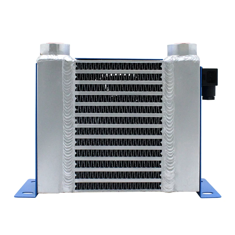 AH0607T-CA 40L/min Flow Radiator Oil Cooling Heat Exchanger Radiator Oil Cooler Plate Pin Heat Exchanger for  Hydraulic System