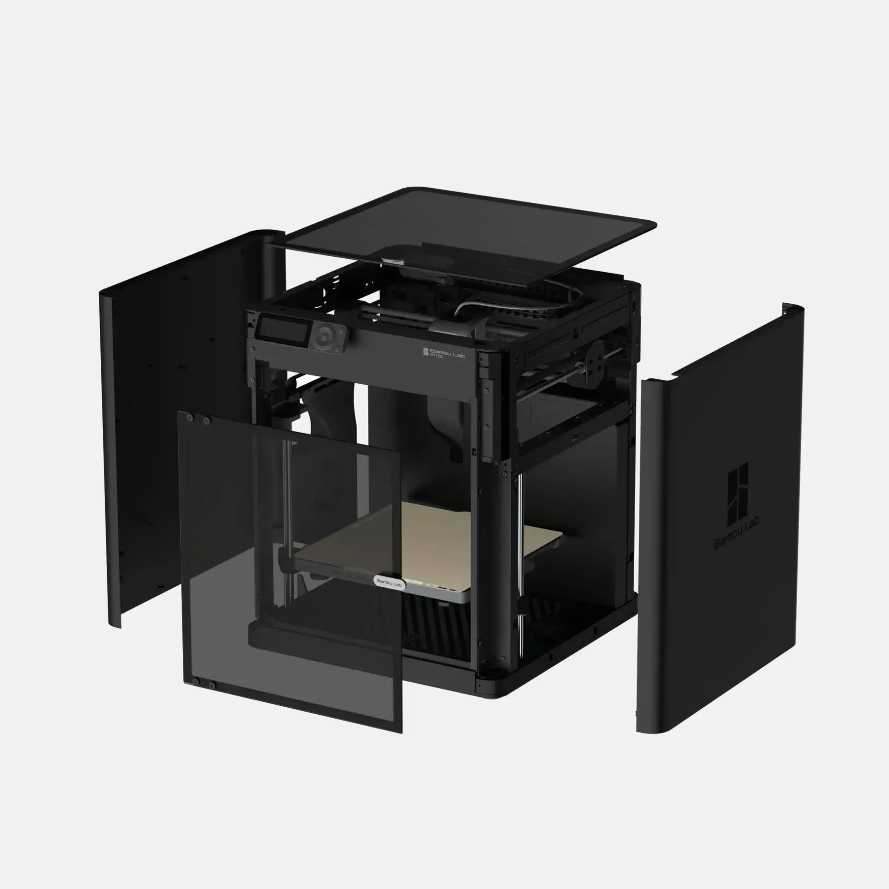 Supports 16 Color  Lab P1S 3D Printer P1S Combo 3D with AMS Enclosed Body, Suitable for High-temperature Environments