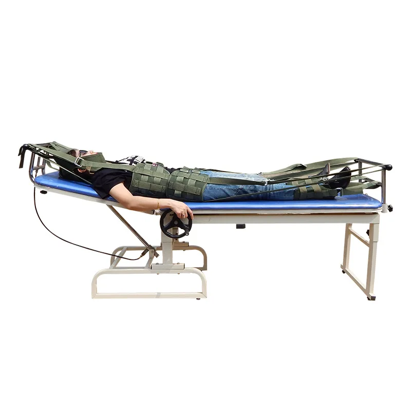 Hot selling high quality folded lumbar spinal traction table traction bed