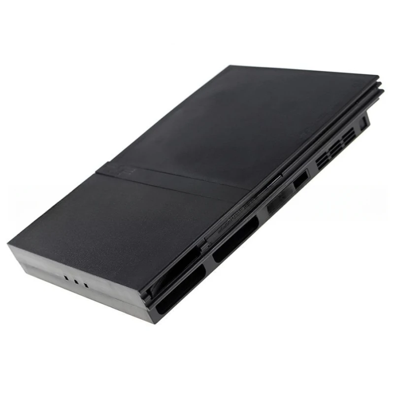 Black Full Housing Shell For PS2 CECH-70000 Console With Logo Compatible For PS2 Model 7W Protector Top Bottom Case