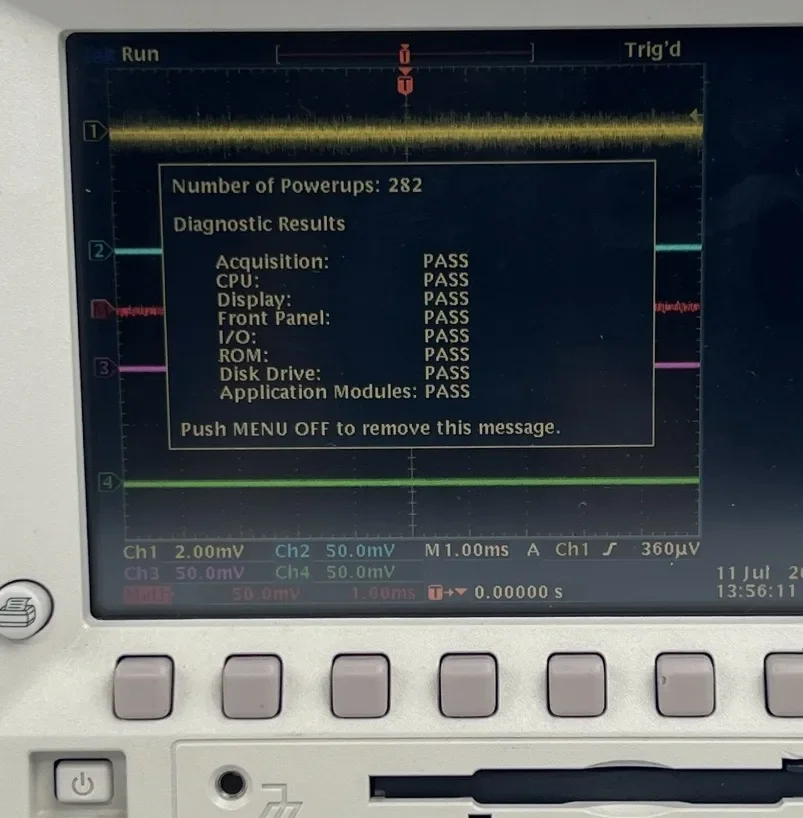 1PC Tektronix TDS3044B Oscilloscope Digital 4ch, 400MHz Bandwidth 5GS/s, Color LCD  In Stock #familitrade