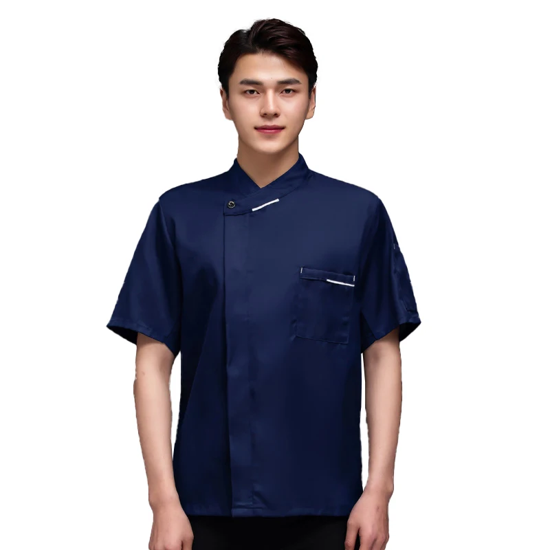 Hotel Chef Uniform Kitchen Shirt Food Service Restaurant Cook Coat Cooking Clothe Jacket Bakery Cafe Waiter Clothing Top