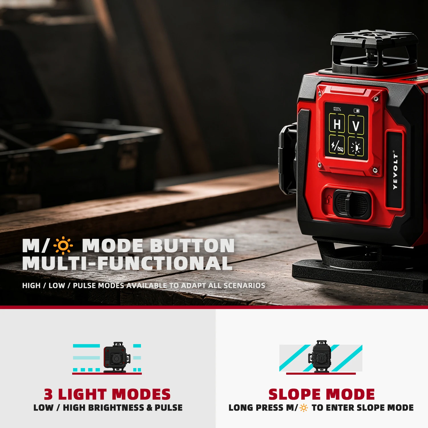 4x360 ° 16ライン4Dグリーンセルフレベリングク - Laser Level 16 Lines 4D Green のレビューと価格