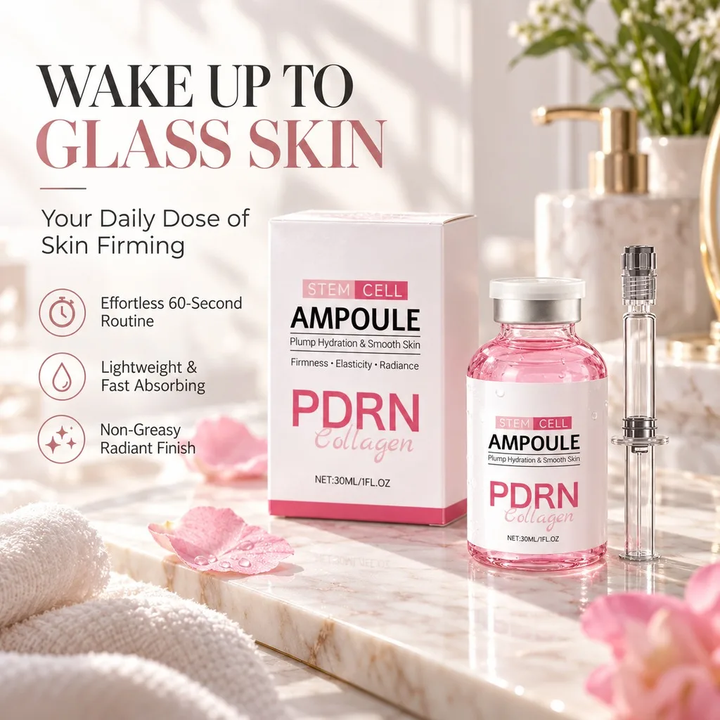 Dry Skin Savior! Moisturizing Hydrating Ampoule Essence – Gentle Anti-Aging Care, Deep Moisture for Flaky Skin, Daily Smoothing