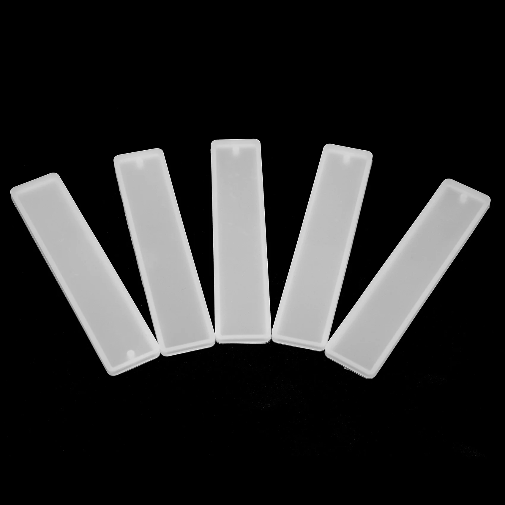 CYL-24 قطعة قالب إشارة مرجعية من السيليكون مستطيل DIY قالب إشارة مرجعية لصنع مجوهرات راتنجات الإيبوكسي #4