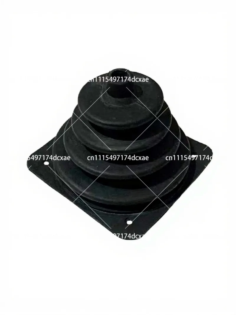 Waterproof Rubber Protective Cover for Concrete Sprayer Pump Truck Remote Control Joystick, 61x61mm Dustproof Sleeve