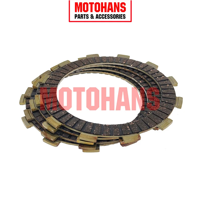 HM16010058 CLUTCH FRICTION PLATE 4PCS 12 TEETH MOTORCYCLE ACCESSORIES FOR SUZUKI AX4 115 BEST125 GT125