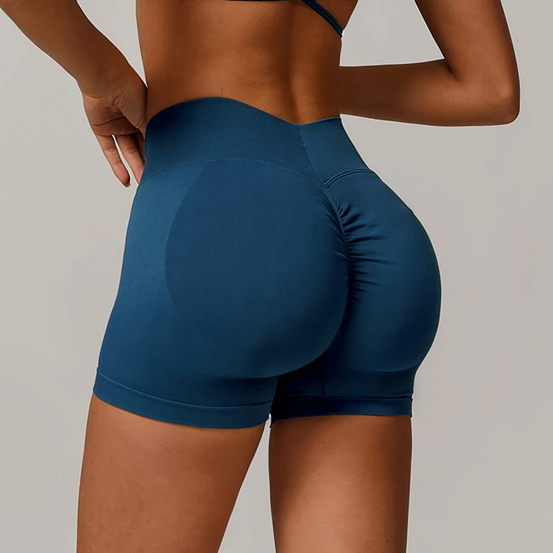 

High Waisted Tight Yoga Pants Hip Lifting Abdominal Tightening Fitness Shorts Running Cycling Sports Shorts Women's Pants