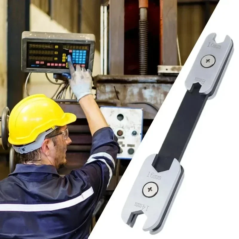 

Двусторонний храповой ключ 8-в-1, вращающийся портативный регулируемый быстроразъемный ключ для обслуживания мотоциклов и автомобилей