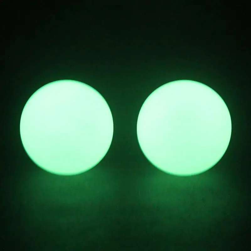 2pcs Luminous Hockey Pucks Glow-in-the-dark Ice Ball Light Up Green Sports Dodgeballs Street Hockey Balls Sports Balls