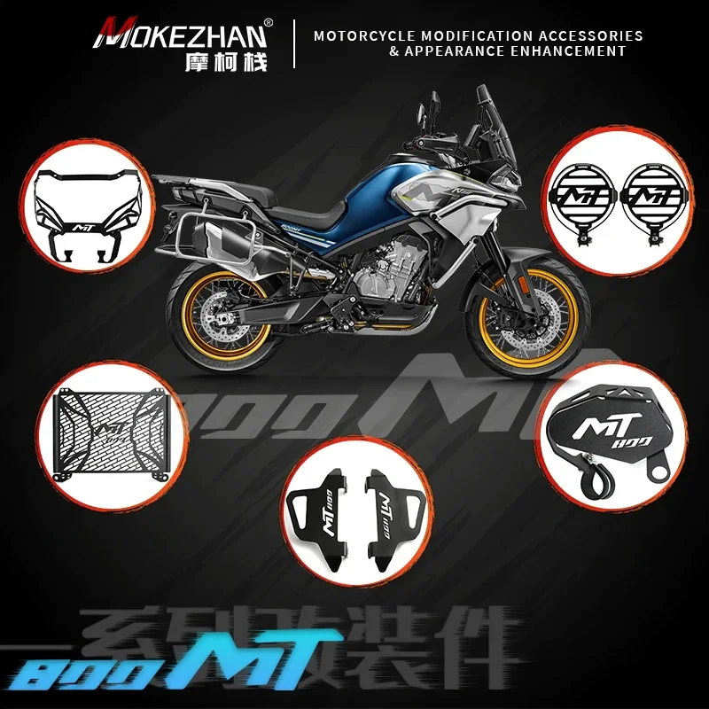 NEW FOR 800 MT 800MT IBEX800E IBEX 800 800E Radiator Guard Finger Clutch Lever Side Stand Pad Headlight Sliders Oil Cover Parts