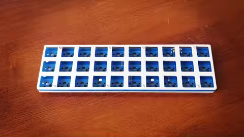 P30 Mini Inline Keyboard Custom Simple PCB Sandwich RGB Wired 30key Keyboard Hot Swap Welding Shaft QMK VIAL Mechanical Keyboard