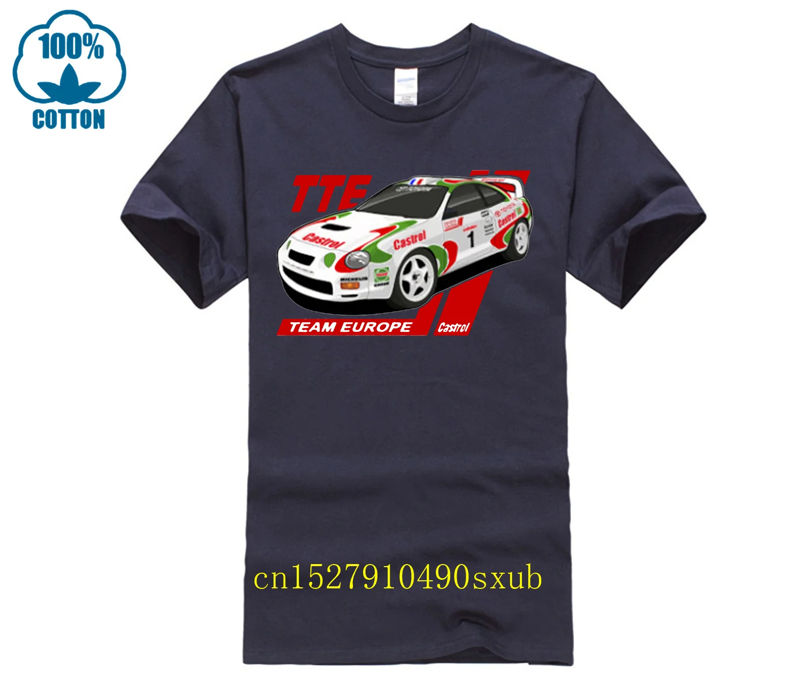 Classic Celica Team europe Rally T Shirt White or Gray GT Four ST205 Wrc