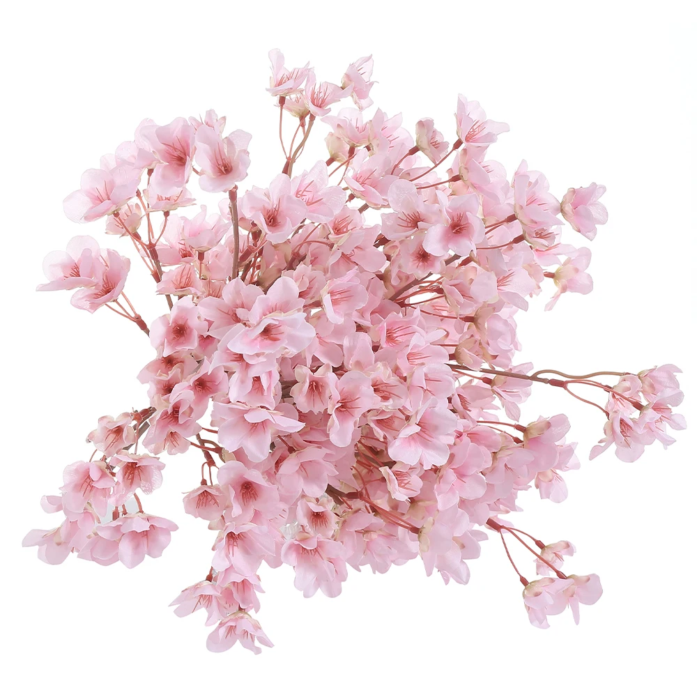 35 سم زهور خوخ حرير اصطناعي زينة ربيعية ترتيب زهور مزيفة للمنزل طاولة زفاف حفلات داخلية ديكور حديقة - 4
