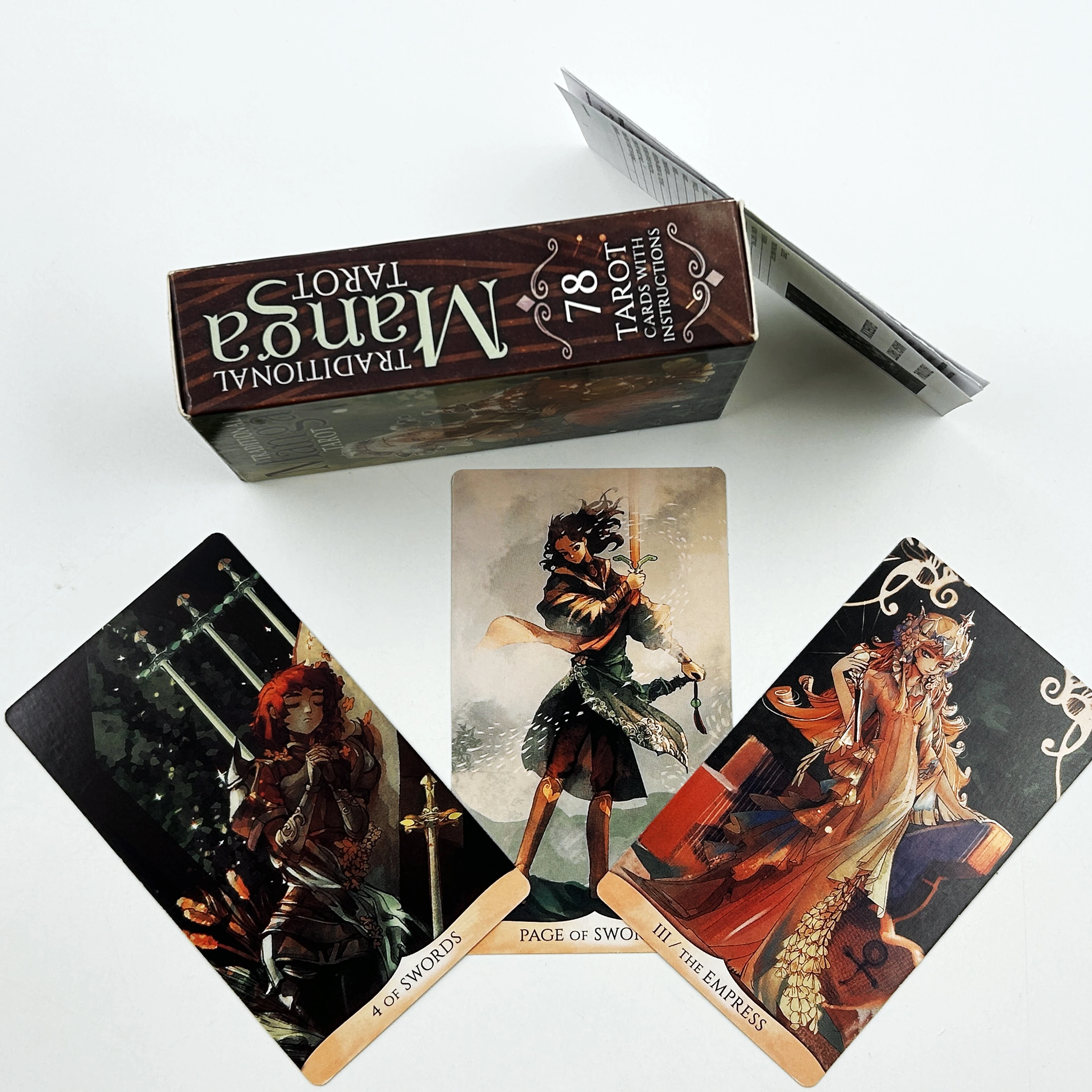 Traditional Manga Tarot card deck，Vintage board and card games, the best-selling product, essential for entertainment.