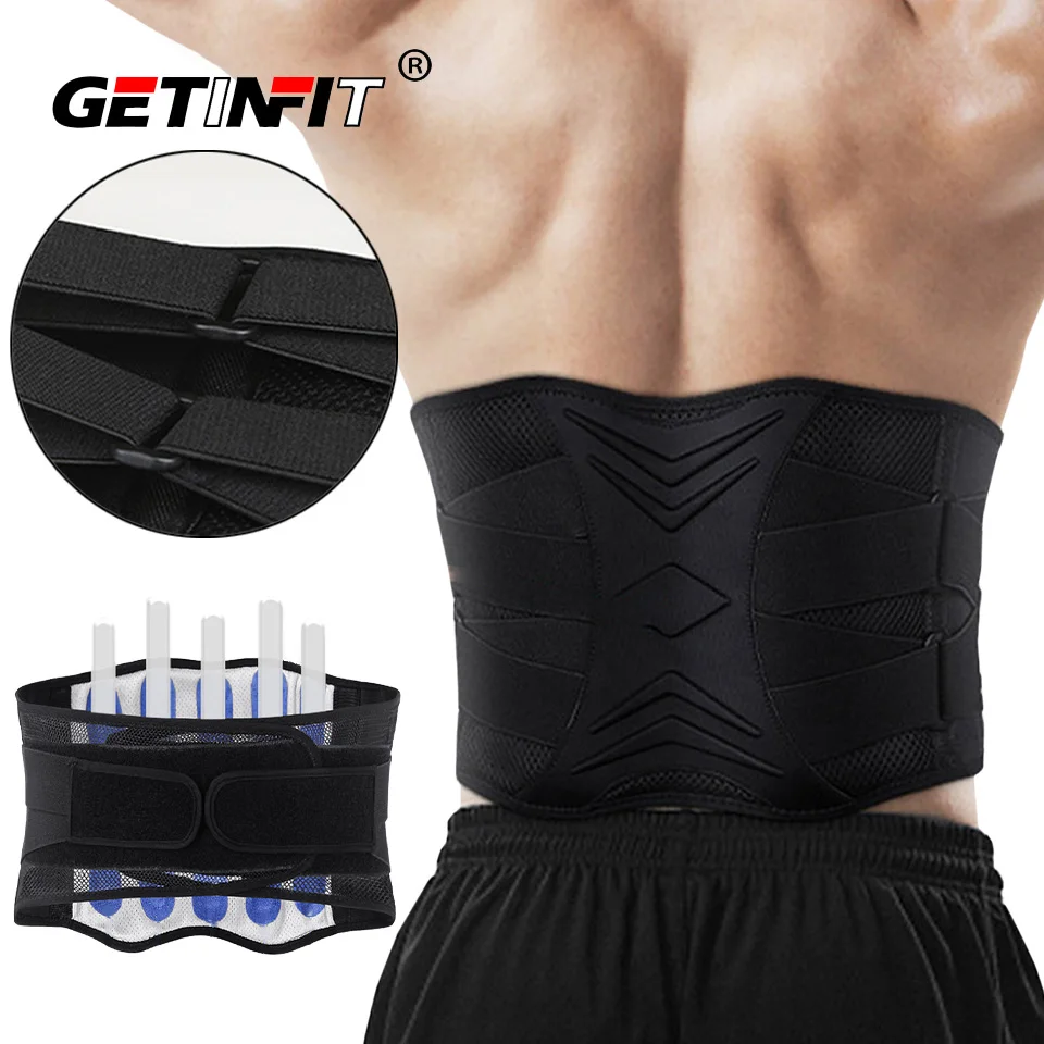 

Waist Trainer Belt Spine Support Lumbar Hombre Medical Back Brace Men Women Breathable Lumbar Corset Orthopedic Faja Gym Belts