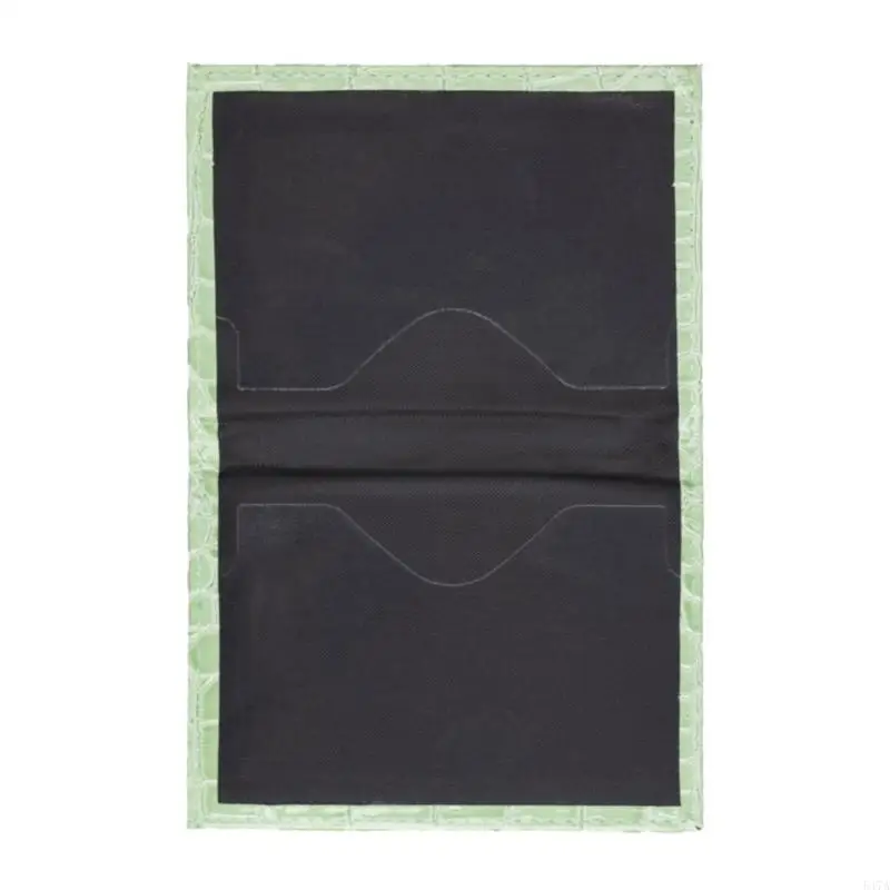 حافظة بطاقات أنيقة من البولي يوريثان، محفظة شهادات وظيفية وعصرية ومنظم مدمج ومحفظة نحيفة مثالية للاستخدام اليومي 547A #4