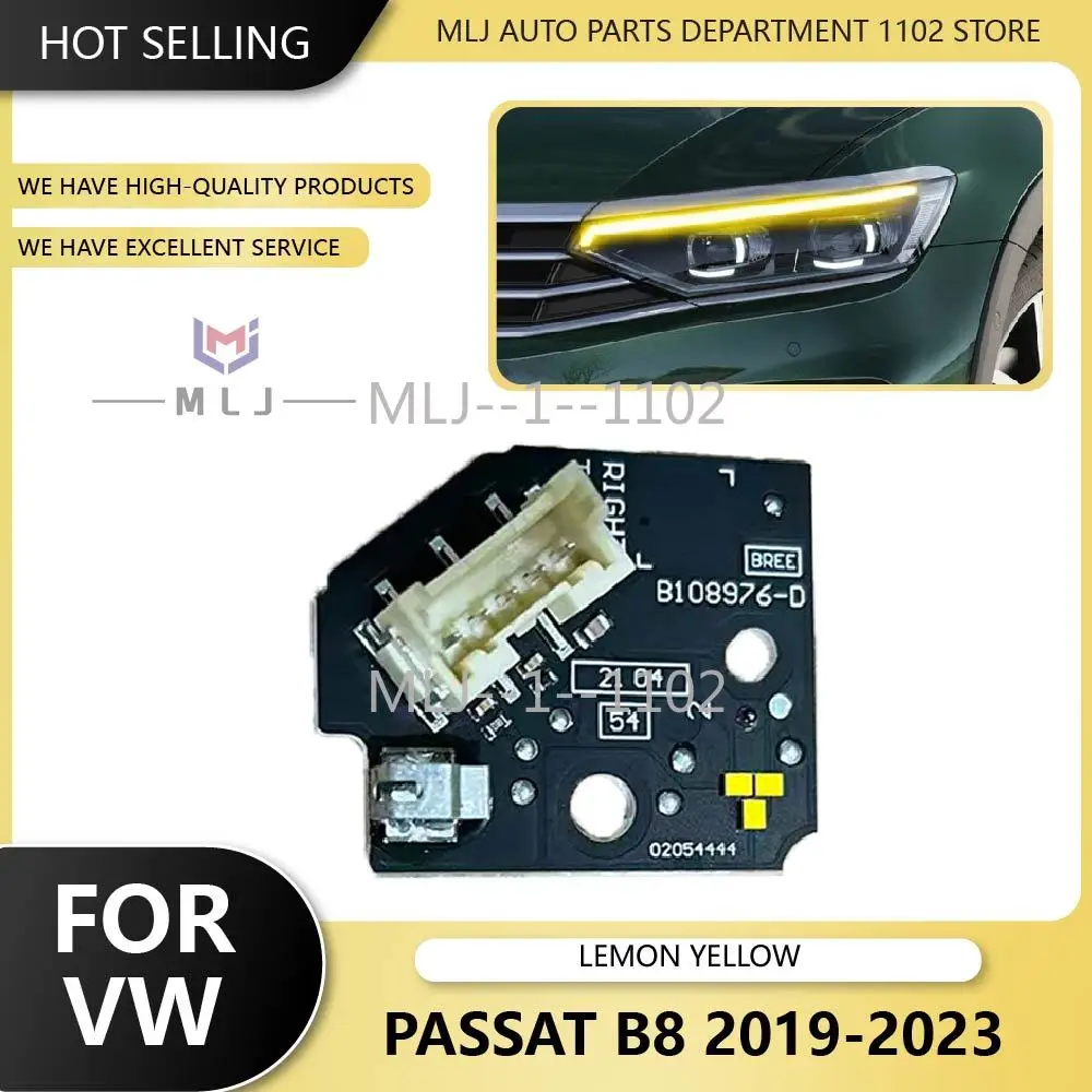3G0998479 3G0998479A 90152397 90137553 For Volkswagen Passat B8 2019-2023 headlight DRL chip Light Source Module board yellow