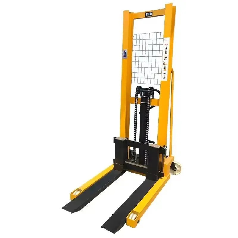 Manual Pallet Stacker Hydraulic Forklift Lift 1000kg 2000kg 3000kg Height Range 1100mm to 3500mm Heavy Duty Warehouse
