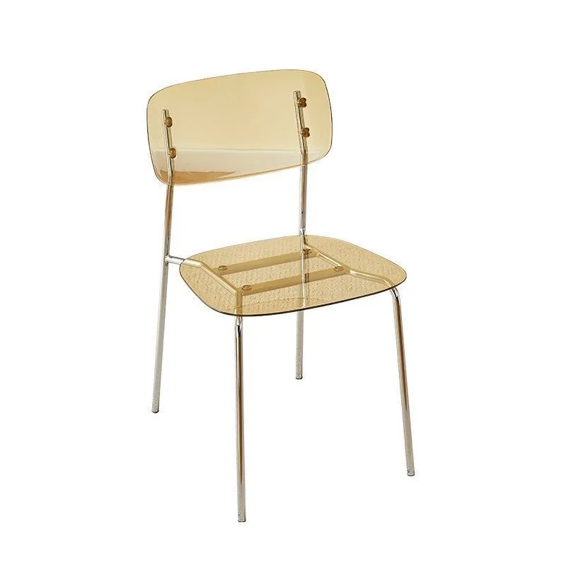

Nordic light luxury acrylic transparent plastic crystal chair, home dining chair Internet celebrity photo clothing store machair