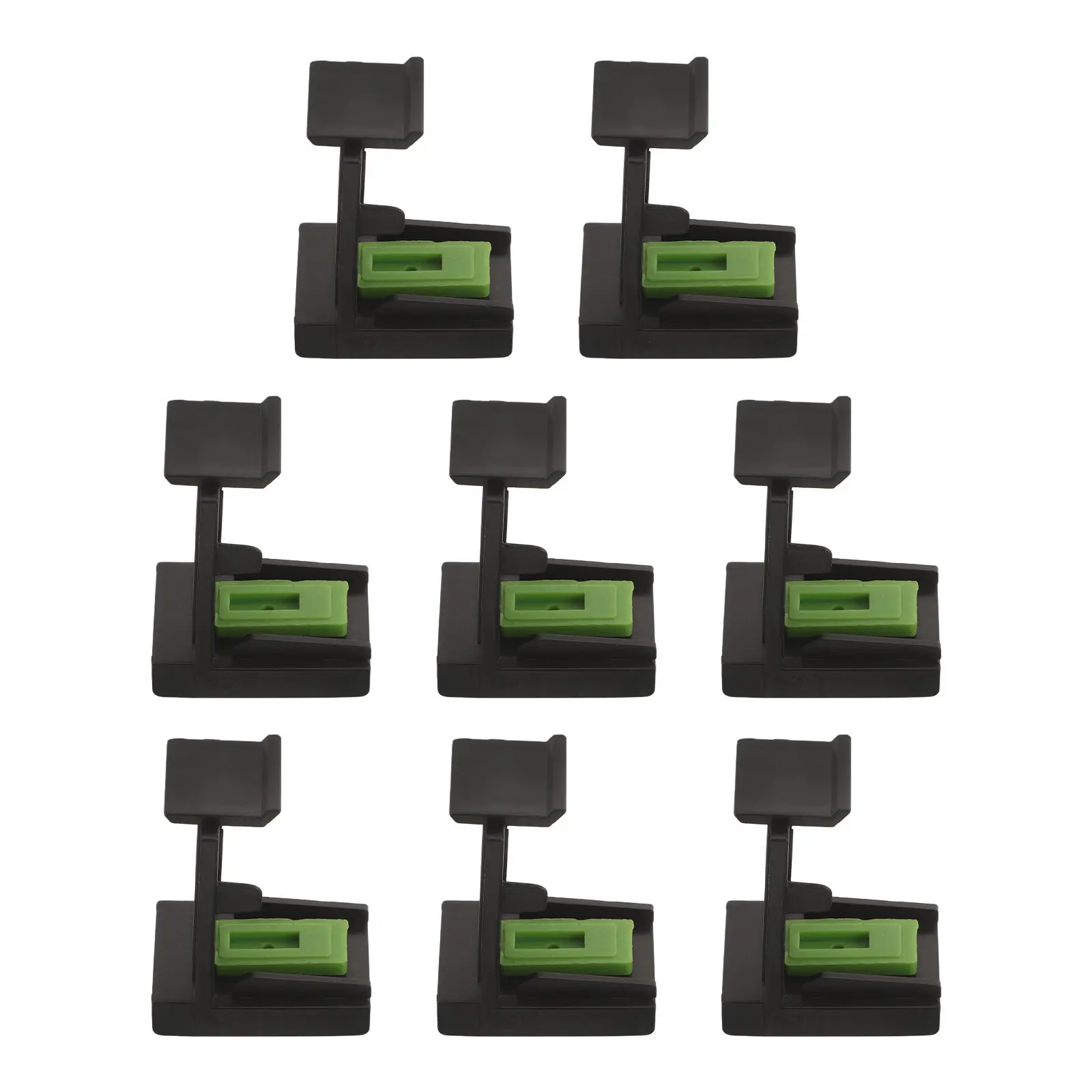 8Pcs Ink Refill Tool Cartridge Clip Leak Prevention Inkjet Cartridge Suction Adapter Reusable Holder Printer Maintenance