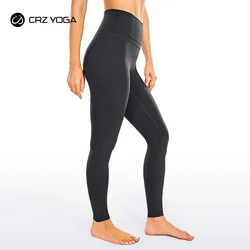 CRZ – pantalon de YOGA taille haute souple pour femmes, Leggings d'athlétisme et d'entraînement, longueur totale, sensation de nu, 28 pouces