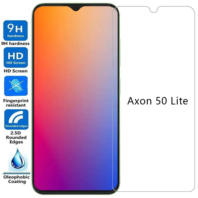 screen protector for zte axon 50 lite protective tempered glass on axon50 50lite light phone film glas 9h