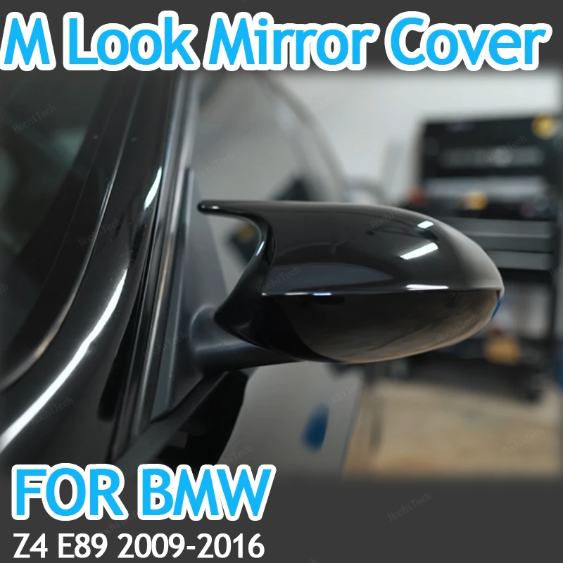 

Carbon Fiber Pattern Black Side Mirror cover for BMW Z 4 Z4 E89 sDrive18i sDrive20i sDrive23i sDrive28i sDrive30i sDrive35 09-16