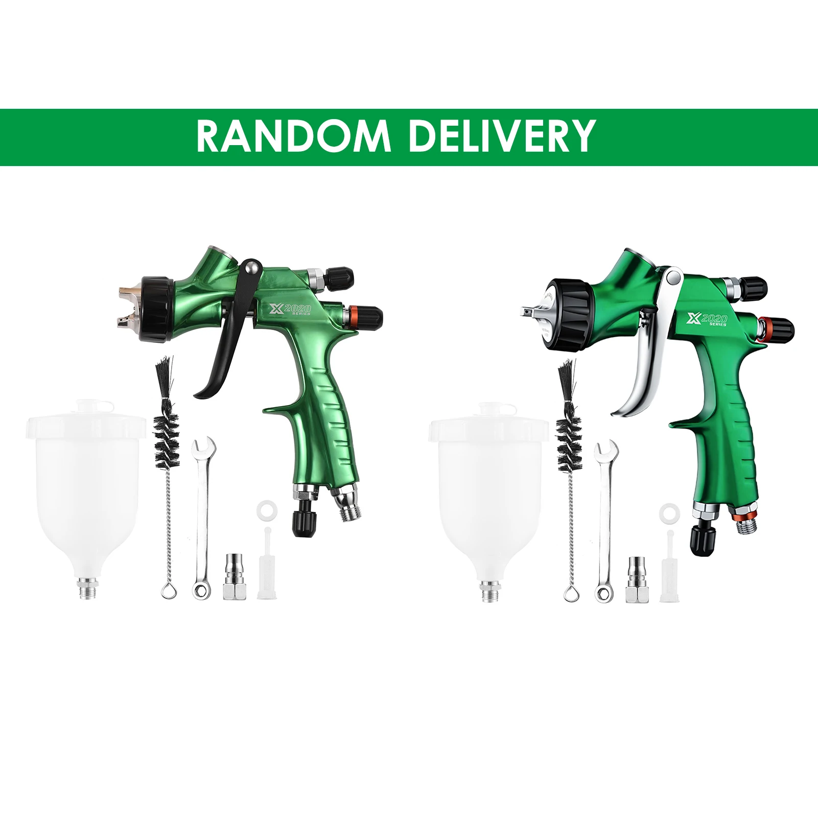 LVMP Gravity Feed Air Spray Gun Car Air Painting Spray Gun Professional Automotive Tools X2020 Nozzle Size 1.3MM