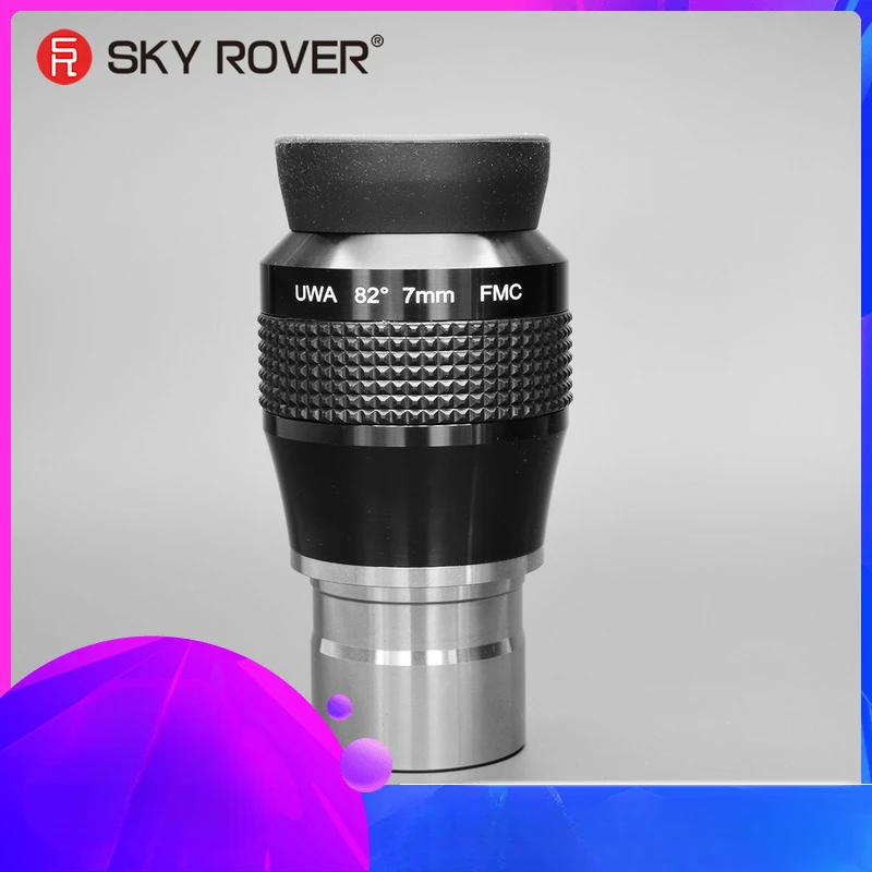 

SKY ROVER UWA7mm Eyepiece Ultra Wide Angle 82 Degree Astronomy Telescope Accessory 1.25 Inches for Observing