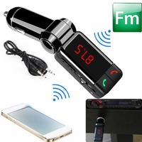BC06 Car Bluetooth-compatible Fm Transmitter Car Kit Hands Free Mp3 Player Wireless Radio AUX Car Charger USB SD Music Player