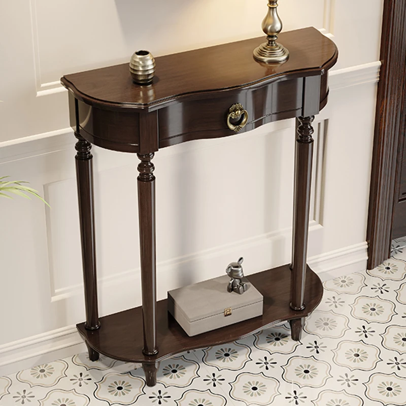Glamour Luxury Entryways Table Modern Cozy Trendy Premium Console Table Classic European Schreibtisch Living Room Furniture