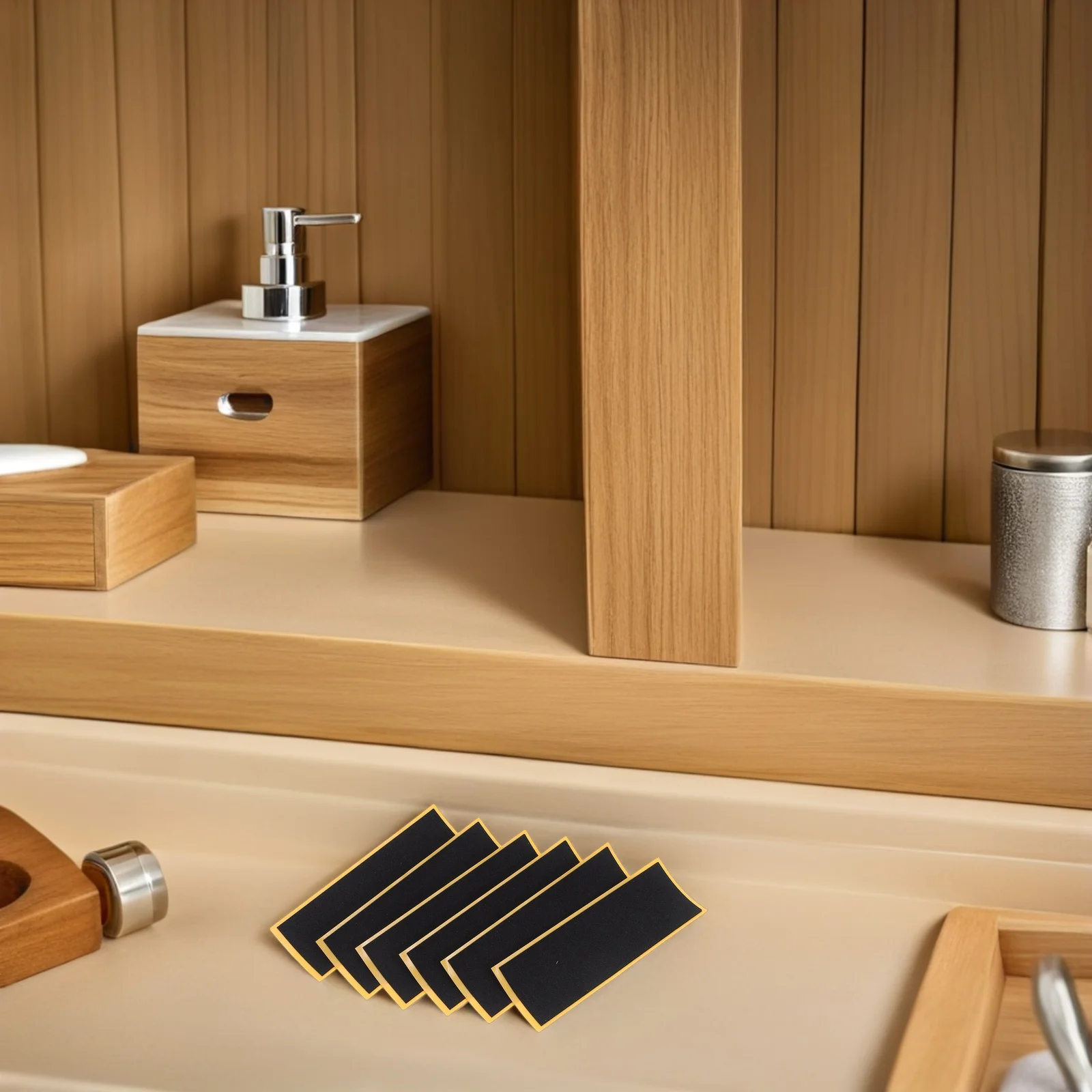 

30Pcs Finger Skateboard Grip Tape Black Foam High Rebound Foam Pad Self Adhesive Nonslip Mini Skateboard Grip for Fingerboard