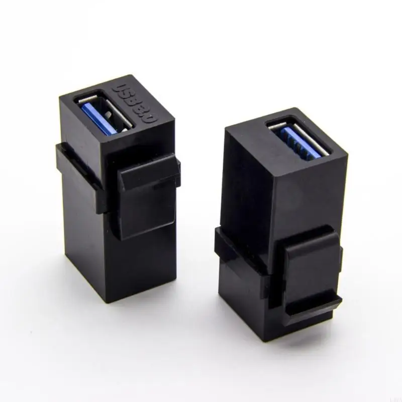 L4MA 2 PACK USB Keystone inserte les adaptateurs USB vers USB