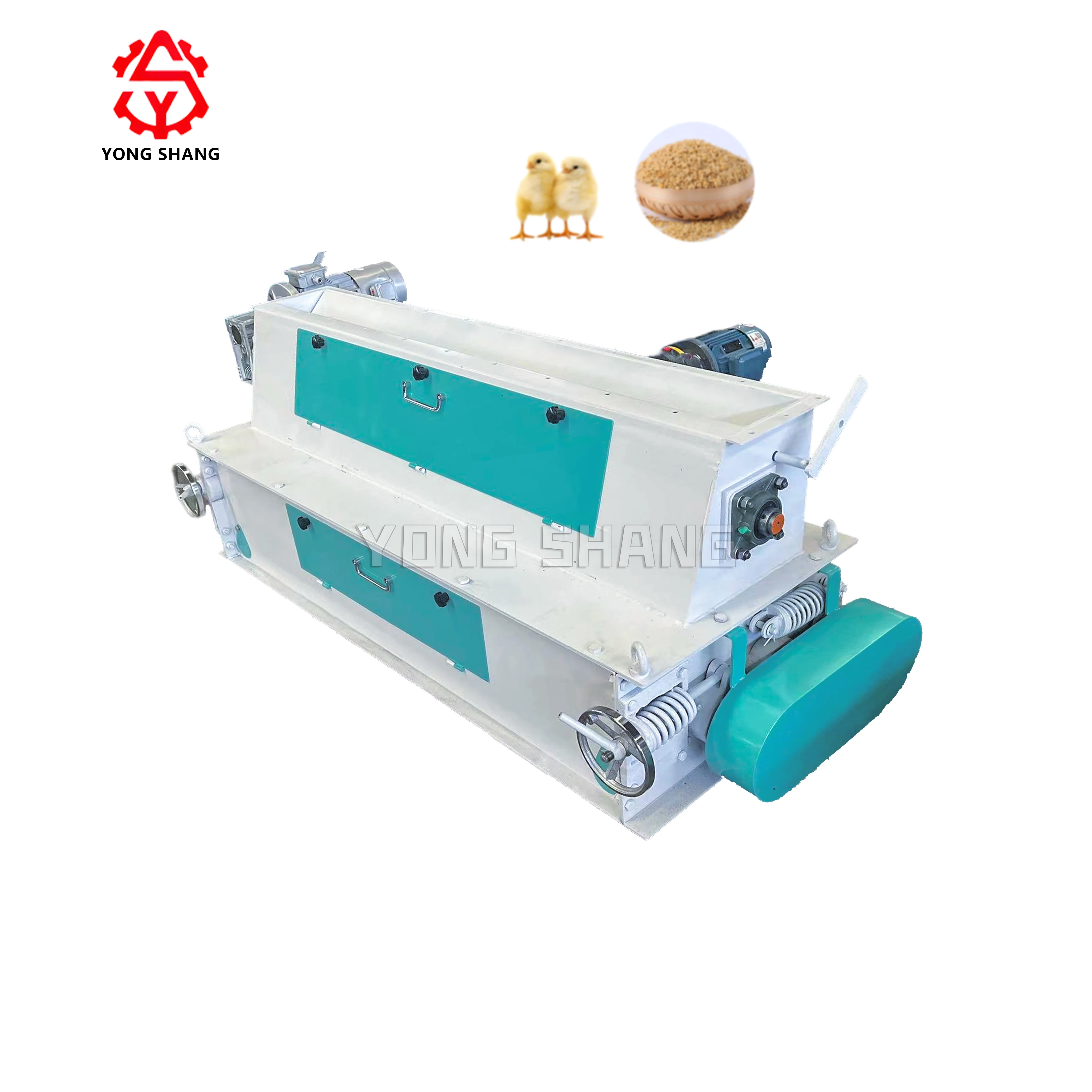 Yongshang  High Quality Livestock Feed Crumble machine/ Chicken Feed Crusher Factory