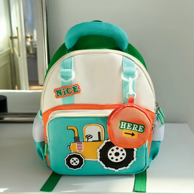 

Children School Bags for Girls Boy Baby Backpacks Kindergarten Schoolbag Cartoon Car Toddler Kids Backpack for 2-6 Years