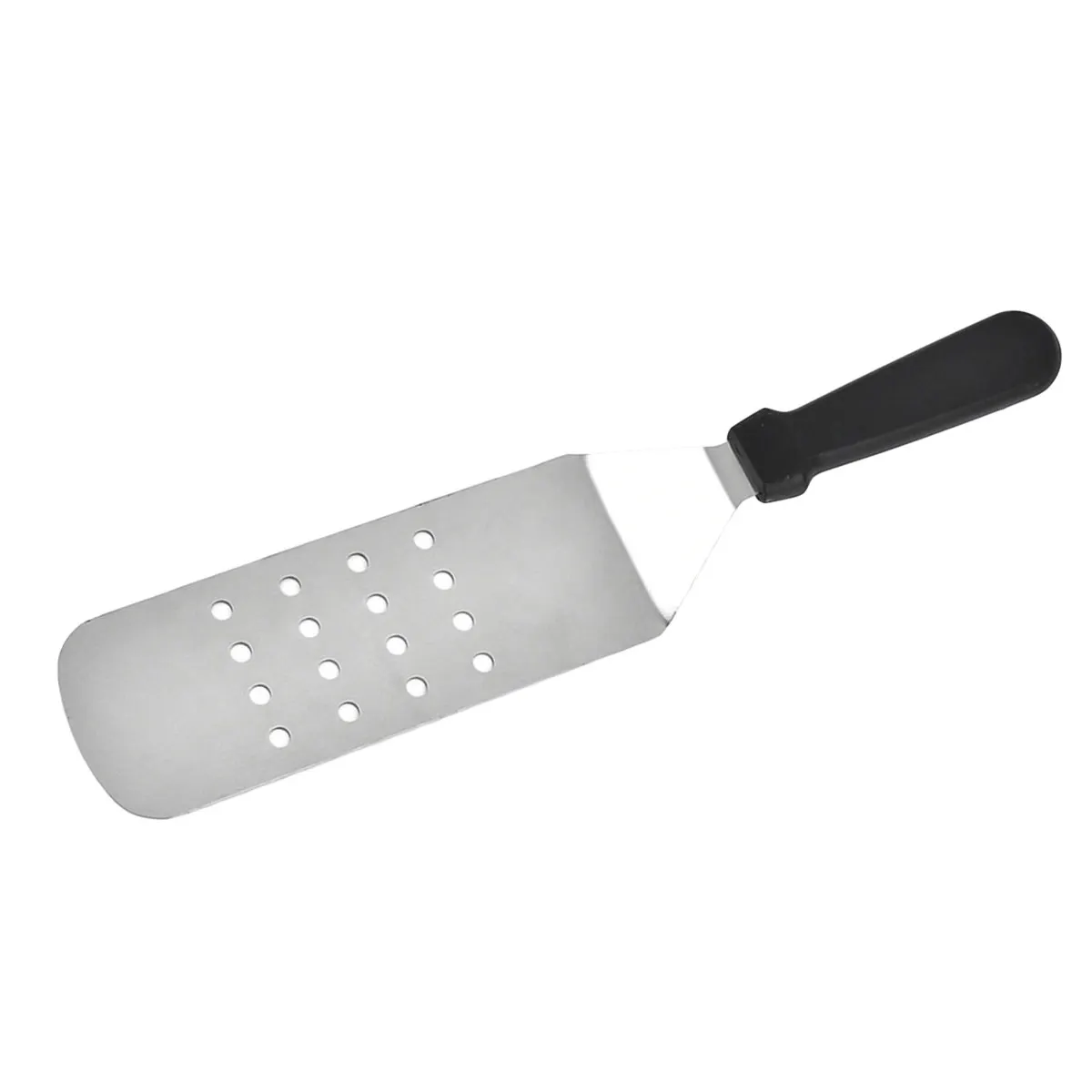 

Stainless Steel Slotted Turner Extra Long Spotted Kitchen Turner Ergonomic Handle Heat Resistant For Home Restaurant