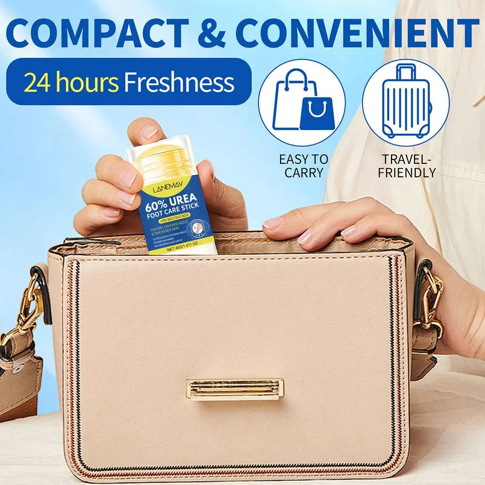 كريم اليوريا 60 بالمائة للأقدام بالإضافة إلى 2% حمض الساليسيليك تقشير لطيف للحوض تقشير مزيل مسامير القدم للبشرة الميتة 40 جرام #4