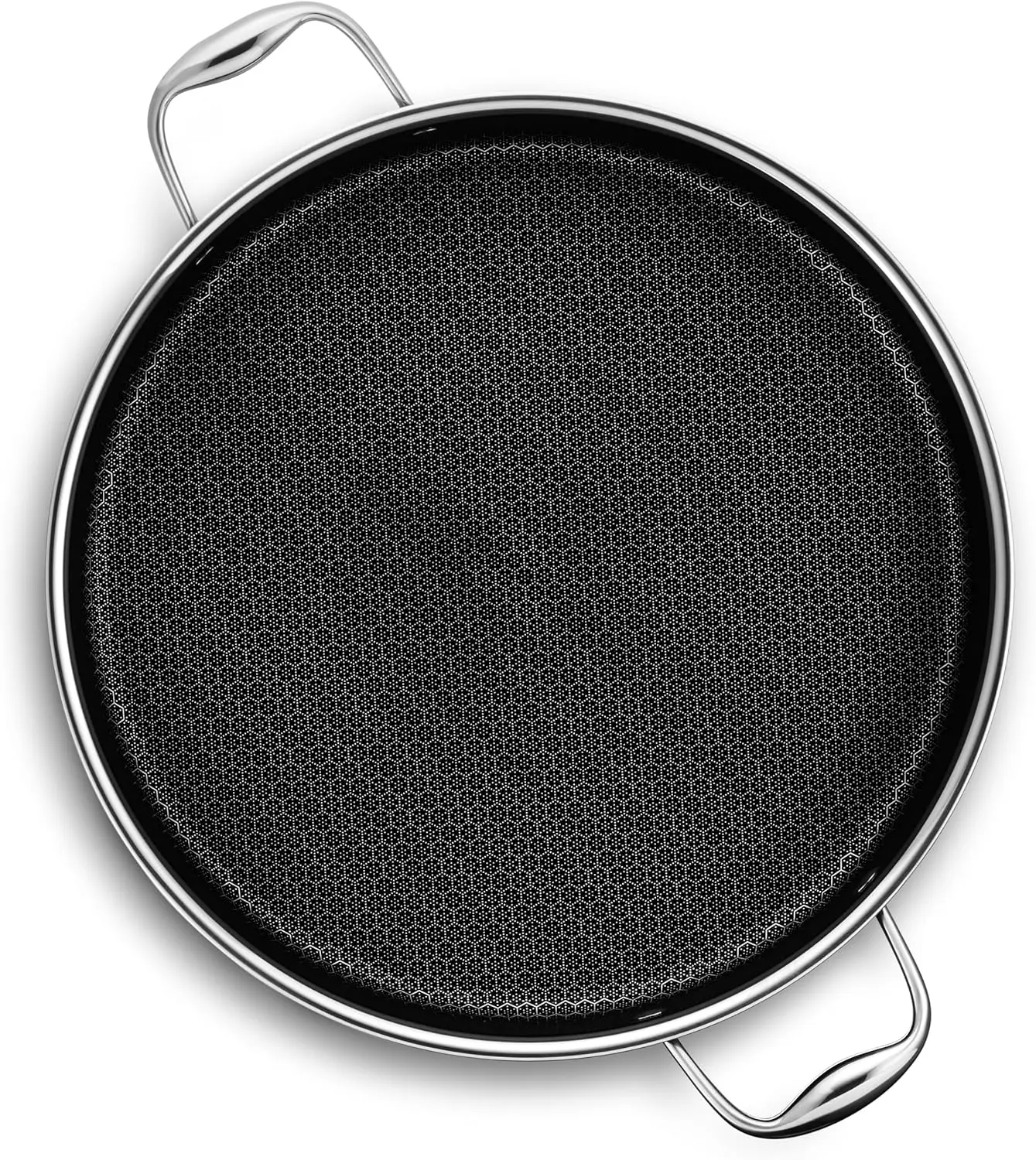 Nonstick Sauté Pan and Lid, Chicken Fryer, 7-Quart, Dishwasher and Oven-Safe, Compatible with All Cooktops