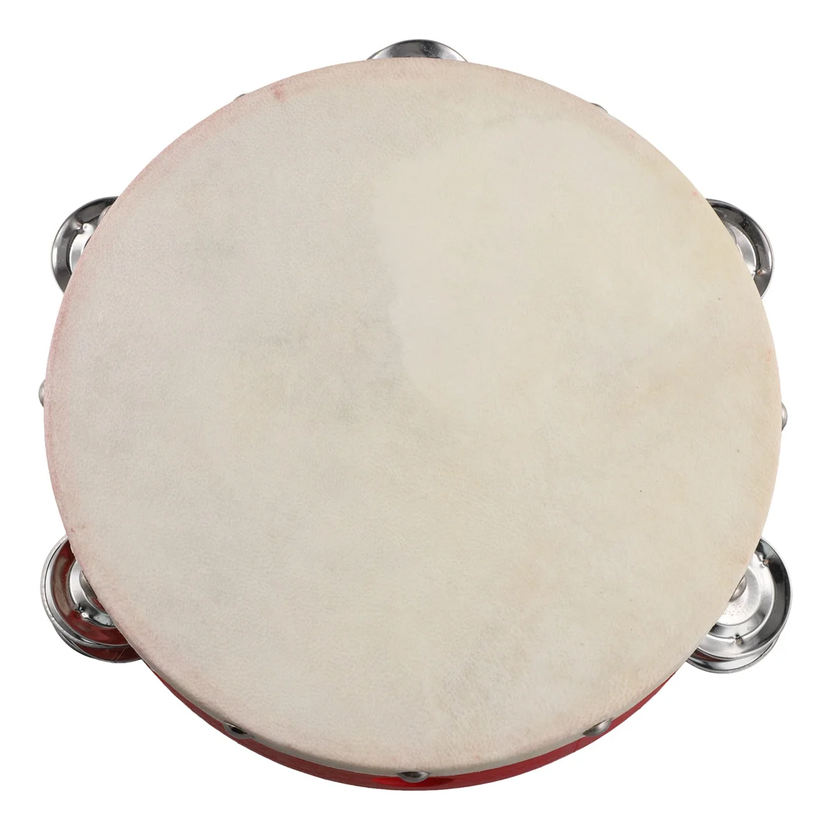 A71P 8in باليد الدف طبل جرس المعادن الأناشيد قرع لعبة موسيقية لألعاب KTV الاطفال #3