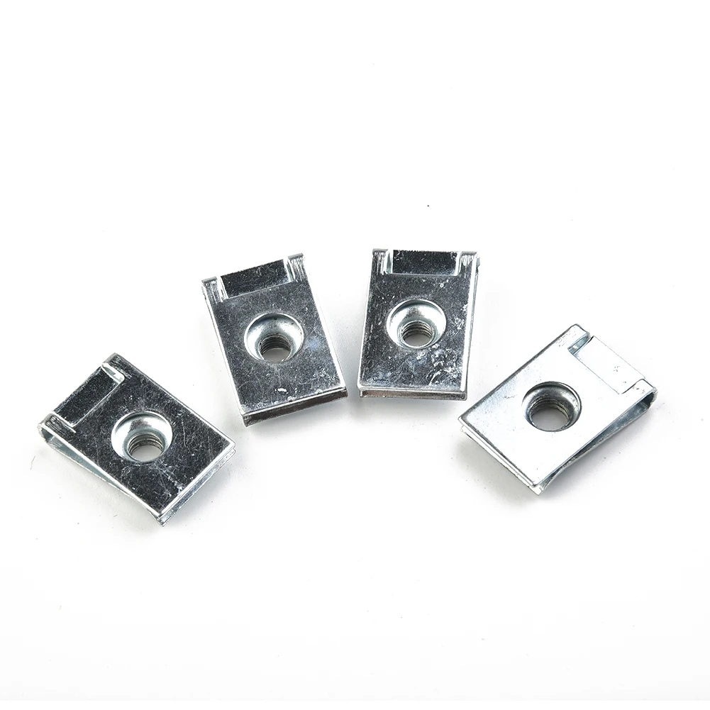 Steel Plated Spring Nuts Clip U M5 M6 with Metric Thread for Use in Fairing Panel and Speed Chimney Applications