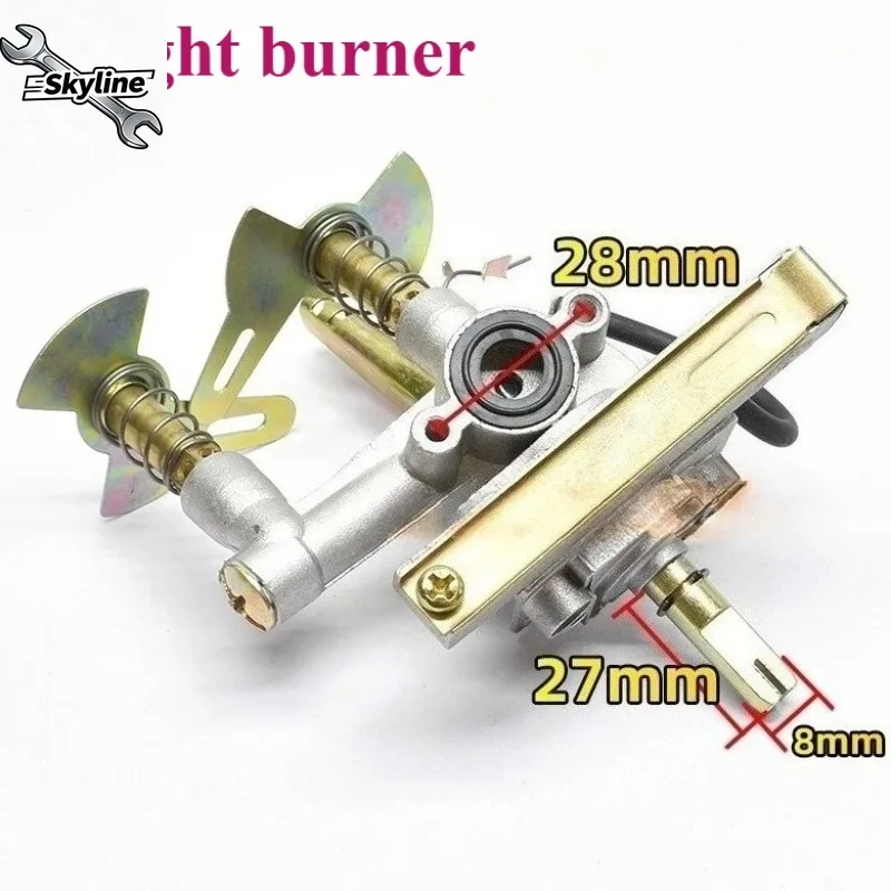 Gas stove electronic ignition switch assembly, single/double stove desktop, stove ignition accessories